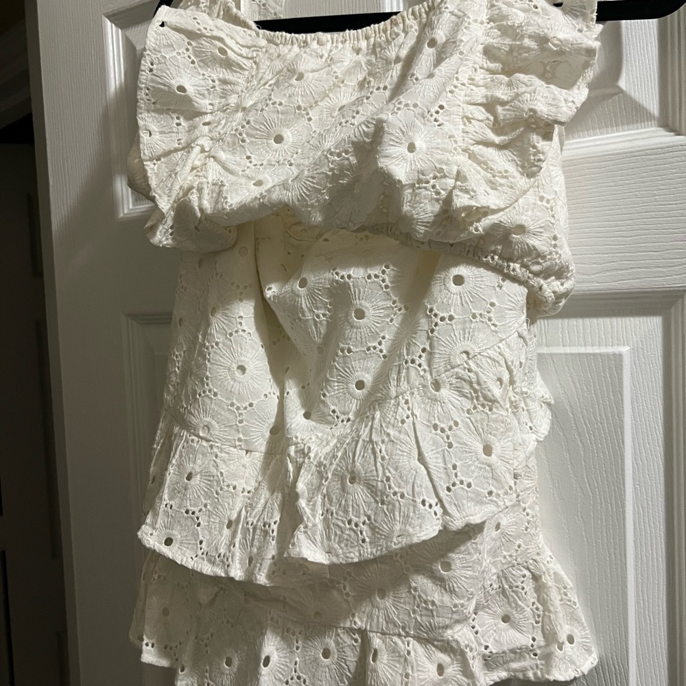 Crop top and skirt set
